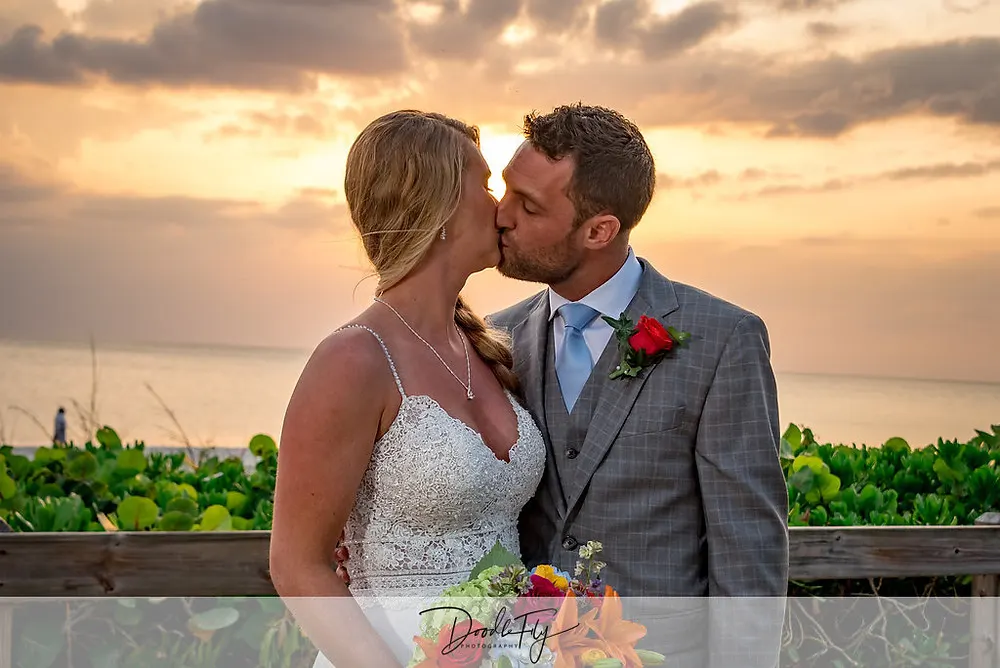 Wedding Ceremony, Wedding Beach, Naples, FL by Doodle Fly Photography