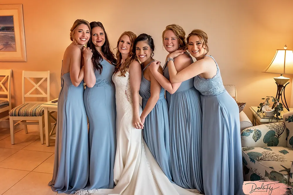 Bridal Party, Getting Ready, 2021 Wedding Sundial Resort, Sanibel Florida Wedding, Doodle Fly Photography Beach Wedding SWFL