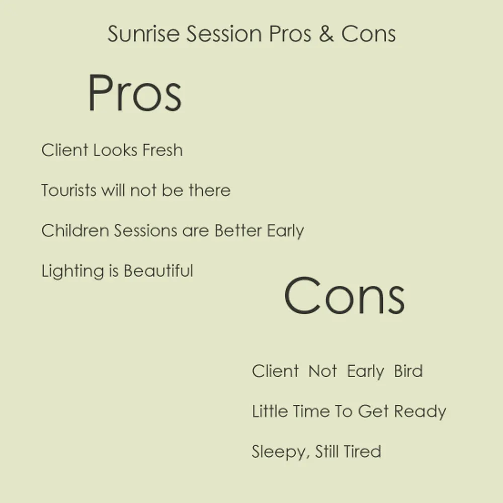 pros &amp; cons