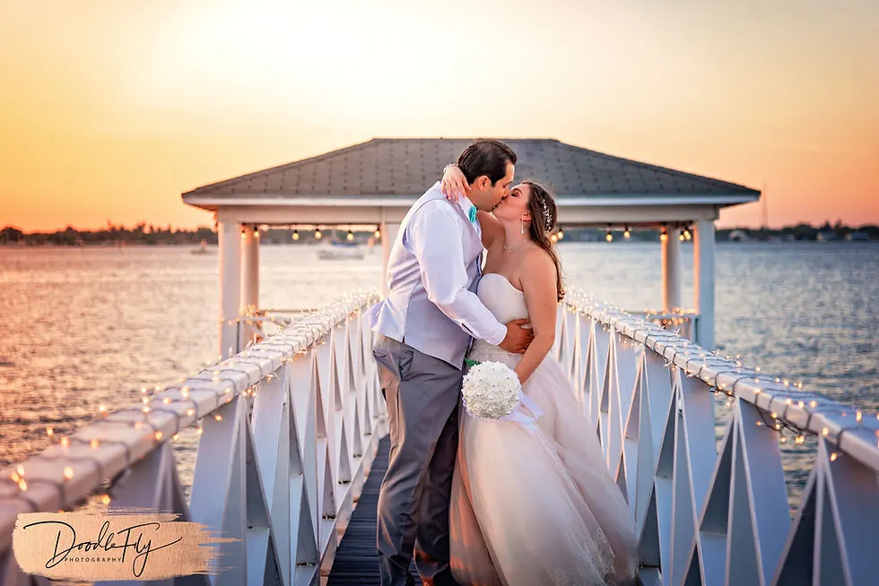 Doodle Fly Photography, Heitman House, Fort Myers Wedding, Fort Myers, Wedding, Couple, Bride & Groom, Water, Wedding Gown, Wedding Photos, Wedding Photographer,