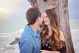 Couple - Engagement Session @ Lovers Key Beach, Florida by Doodle Fly Photography